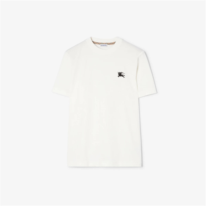 burberry ekd embroidery cotton t-shirt
